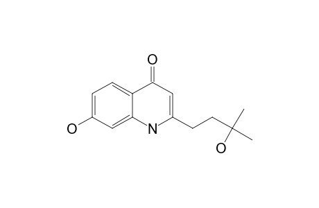 7-HYDROXY-2-(3-HYDROXY-3-METHYLBUTYL)-4-QUINOLONE