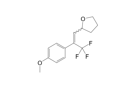 2-(3,3,3-Trifluoro-2-(4-methoxyphenyl)prop-1-en-1-yl)tetrahydrofuran