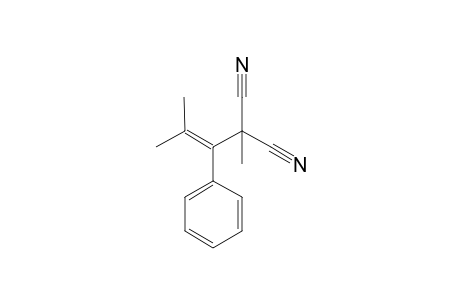2-Methyl-2-(2-methyl-1-phenyl-prop-1-enyl)malononitrile