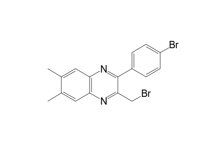 2-(bromomethyl)-3-(p-bromophenyl)-6,7-dimethylquinoxaline