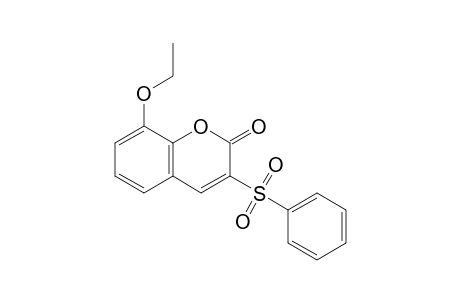 8-Ethoxy-3-(phenylsulfonyl)-2H-chromen-2-one