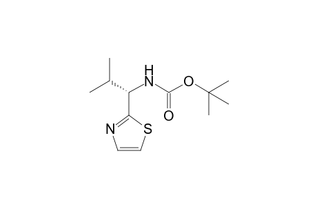 N-[(1S)-2-methyl-1-(2-thiazolyl)propyl]carbamic acid tert-butyl ester