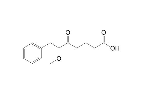 6-Methoxy-5-oxo-7-phenylheptanoic acid