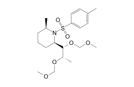 [2R,6R,2(1S,2S)]-2-[1,2-bis[(methoxymethyl)oxy]propyl]-6-methyl-N-(p-tolylsulfonyl)piperidine