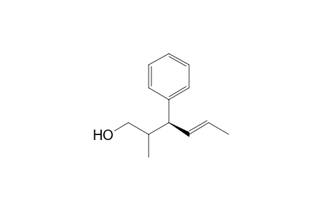 (E)-(S)-2-Methyl-3-phenyl-hex-4-en-1-ol