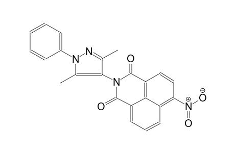 2-(3,5-dimethyl-1-phenyl-1H-pyrazol-4-yl)-6-nitro-1H-benzo[de]isoquinoline-1,3(2H)-dione