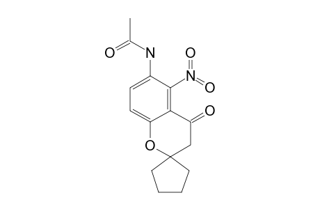 3',4'-DIHYDRO-5'-NITRO-4'-OXOSPIRO-[CYCLOPENTANE-1,2'-(2'H)-[1]-BENZOPYRAN]-6'-ACETAMIDE