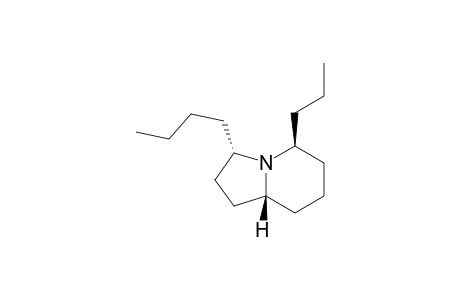 (3S,5S,8aR)-3-butyl-5-propyl-1,2,3,5,6,7,8,8a-octahydroindolizine