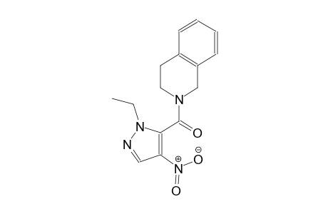 2-[(1-ethyl-4-nitro-1H-pyrazol-5-yl)carbonyl]-1,2,3,4-tetrahydroisoquinoline