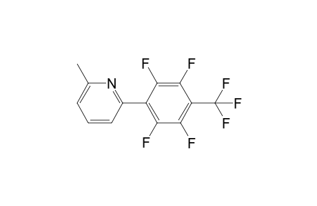 2-Methyl-6-(2,3,5,6-tetrafluoro-4-(trifluoromethyl)phenyl)pyridine