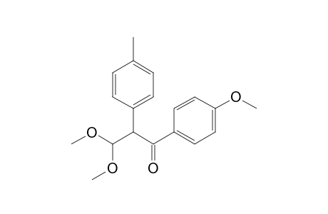 3,3-Dimethoxy-1-(4-methoxyphenyl)-2-(4-methylphenyl)-1-propanone