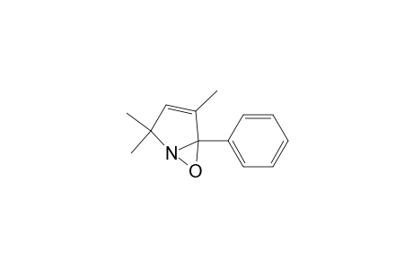 6-Oxa-1-azabicyclo[3.1.0]hex-3-ene, 2,2,4-trimethyl-5-phenyl-