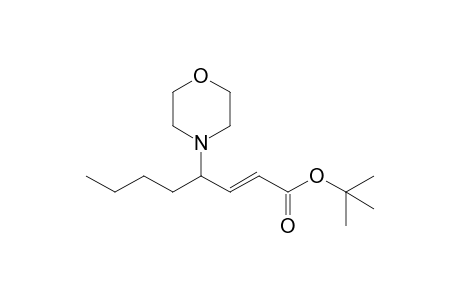 tert-Butyl (E)-4-(morpholinyl)oct-2-enoate