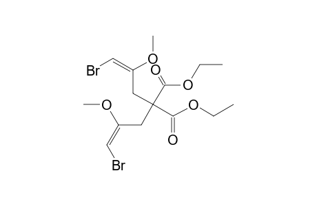 2,2-bis[(E)-3-bromo-2-methoxy-allyl]malonic acid diethyl ester