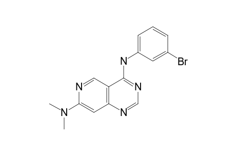 [4-[(3-bromophenyl)amino]pyrido[5,4-e]pyrimidin-7-yl]-dimethyl-amine