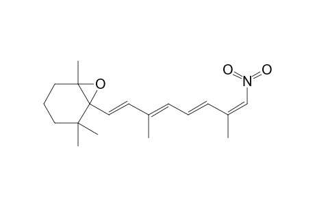 2,2,6-Trimethyl-1-[(1Z,3E,5E,7E)-2',6'-dimethyl-1'-nitro-1',3',5',7'-octatetraen-8'-yl]-7-oxabicyclo[4.1.0]heptane