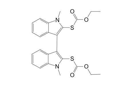 3,3-Bis[1-methyl-2-(ethoxycarbonylthio)indole]