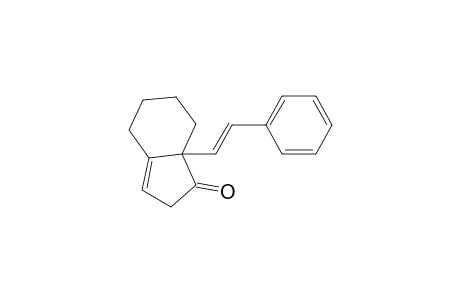 1H-Inden-1-one, 7a-ethenyl-2,4,5,6,7,7a-hexahydro-2-phenyl-, trans-