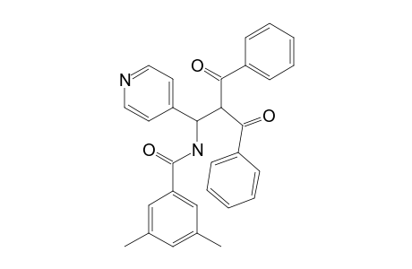 1,1-DIBENZOYL-2-(4-PYRIDYL)-2-3,5-DIMETHYLBENZOYLAMINO)-ETHANE