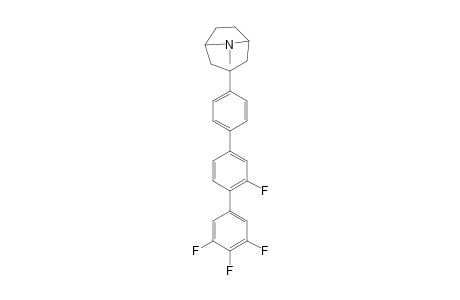 methyl-3-(3,4,5,2'-tetrafluoro-terphenyl-4'-yl)-8-aza-bicyclo[3.2.1]octane