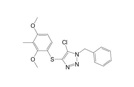 1-Benzyl-5-chloro-4-(2,4-dimethoxy-3-methyl-phenyl)sulfanyl-triazole