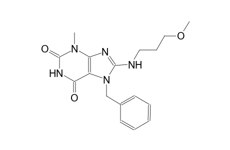 7-benzyl-8-[(3-methoxypropyl)amino]-3-methyl-3,7-dihydro-1H-purine-2,6-dione