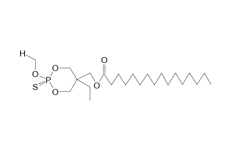 2-THIO-2-METHOXY-5-ETHYL-5-PALMITOYLOXYMETHYL-1,3,2-DIOXAPHOSPHORINANE(ISOMER 2)