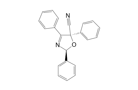 trans-5-Cyano-2,4,5-triphenyl-3-oxazoline