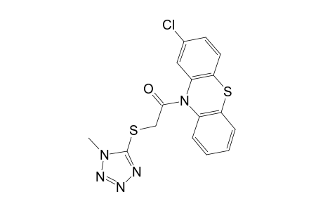 1-(2-Chloranylphenothiazin-10-yl)-2-[(1-methyl-1,2,3,4-tetrazol-5-yl)sulfanyl]ethanone