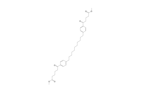 Methyl 6-(4-{11-[4-(5-methoxyglutaryl)phenyl]undecyl}phenyl)-6-oxohexanoate