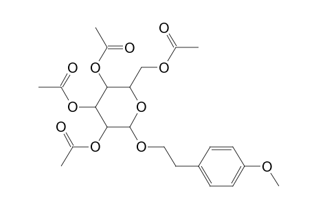 2-(4-Methoxyphenyl)ethyl 2,3,4,6-tetra-o-acetyl-.alpha.-(d)-glucopyranoside