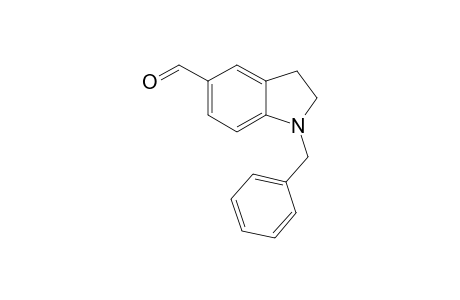 1-(Phenylmethyl)-2,3-dihydroindole-5-carbaldehyde