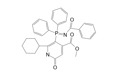 METHYL-5-{BENZOYLIMINO-(DIPHENYL)-LAMBDA(5)-PHOSPHANYL]-6-CYCLOHEXYL-2-OXO-2,3-DIHYDROPYRIDINE-4-CARBOXYLATE