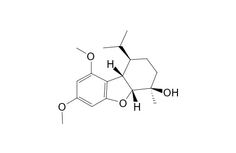 (1R,4R,4aR,9bS)-1-isopropyl-7,9-dimethoxy-4-methyl-2,3,4a,9b-tetrahydro-1H-dibenzofuran-4-ol