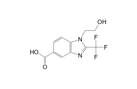 1H-benzimidazole-5-carboxylic acid, 1-(2-hydroxyethyl)-2-(trifluoromethyl)-