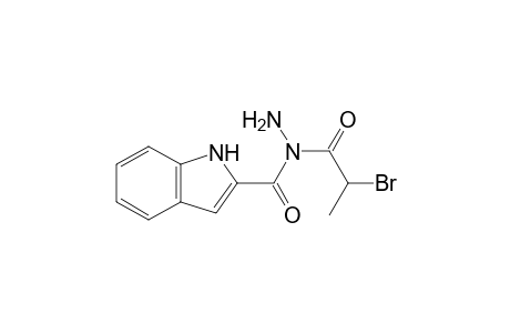 N(2)-(2'-Bromopropanoyl)indole-2-carbohydrazide