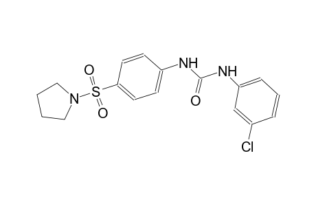 N-(3-chlorophenyl)-N'-[4-(1-pyrrolidinylsulfonyl)phenyl]urea