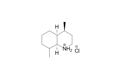 (4S,4aS,8aS)-4,8-Dimethyldecahydroquinolinium chloride