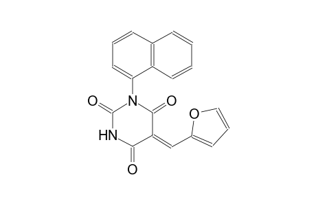(5Z)-5-(2-furylmethylene)-1-(1-naphthyl)-2,4,6(1H,3H,5H)-pyrimidinetrione