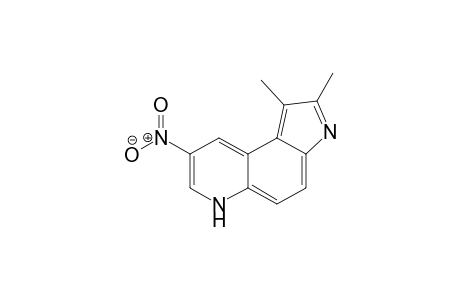 1,2-Dimethyl-8-nitropyrrolo(3,2-f)quinoline