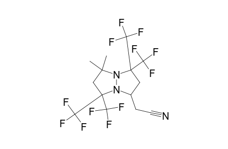 2,6,6-TRIMETHYL-4,4,8,8-TETRAKIS-(TRIFLUOROMETHYL)-1,5-DIAZABICYCLO-[3.3.0]-OCTANE-2-CARBONITRIL