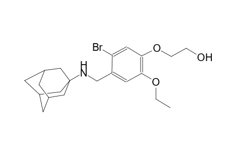 2-{4-[(1-adamantylamino)methyl]-5-bromo-2-ethoxyphenoxy}ethanol