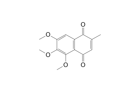 5,6,7-Trimethoxy-2-methyl-1,4-naphthoquinone