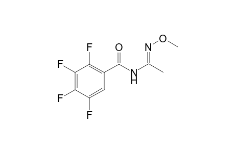 N-(N'-Methoxy-N'-ethylidene)amino-2,3,4,5-tetrafluorobenzamide