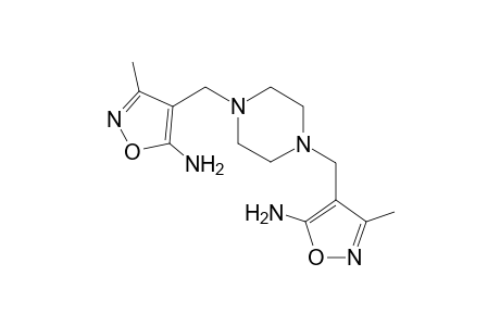 4,4'-[Piperazine-1,4-diylbismethylene)bis(5-amino-3-methylisoxazole)