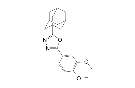 2-(1-Adamantyl)-5-(3,4-dimethoxyphenyl)-1,3,4-oxadiazole