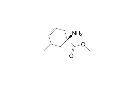 (1R)-1-amino-5-methylene-1-cyclohex-3-enecarboxylic acid methyl ester