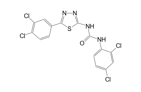 N-(2,4-dichlorophenyl)-N'-[5-(3,4-dichlorophenyl)-1,3,4-thiadiazol-2-yl]urea