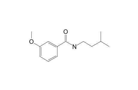 Benzamide, 3-methoxy-N-(3-methylbutyl)-