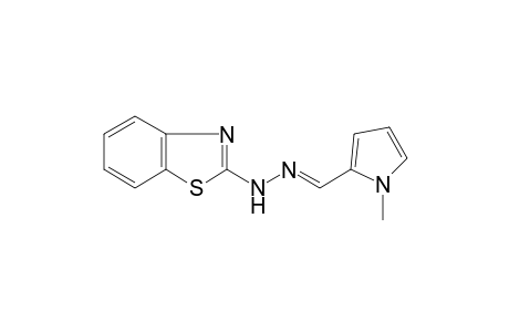 Pyrrole-2-carboxaldehyde, 1-methyl-, (benzothiazol-2-yl)hydrazone